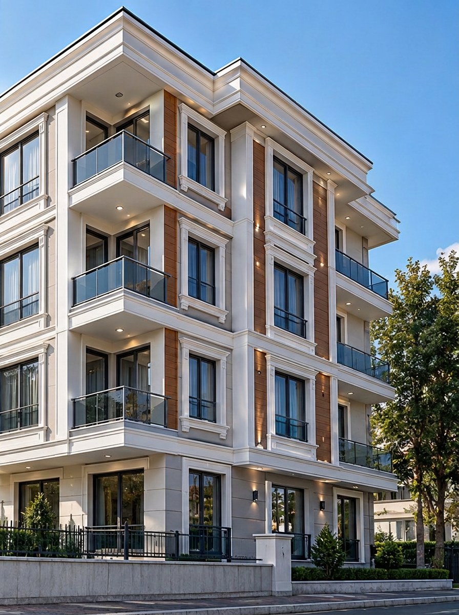 Apartman cephesi — Bia Line sonrası